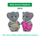 Easter Bunny 1:12 2pcs Furniture Simulation Forest Animal Baby Toy Rabbit Family Dollhouse Character Collection Toys 4.5cm Set