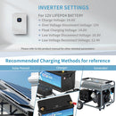 KEPWORTH 12V 100Ah LiFePO4 Battery Packs Grade A Cells Rechargeable For Outdoor / Home Storage Lithium Iron Phosphate Batteries