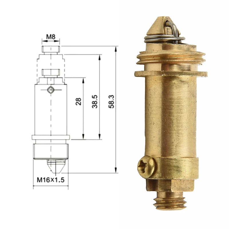 Basin Sink BasinBounce Core Drainer Valve Accessories Bath Replacement Waste Easy Pop Up Click Clack Plug Bolt Spring