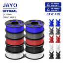 JAYO PLA PLA PLUS ABS PETG SILK Filament 1.75MM 10 Rolls / Set Refills Non-toxic PLA Meta 3D Printer Filament DIY Gift