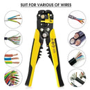 Crimper Cable Cutter Adjustable Automatic Wire Stripper Multifunctional Stripping Crimping Pliers Terminal Hand Tool