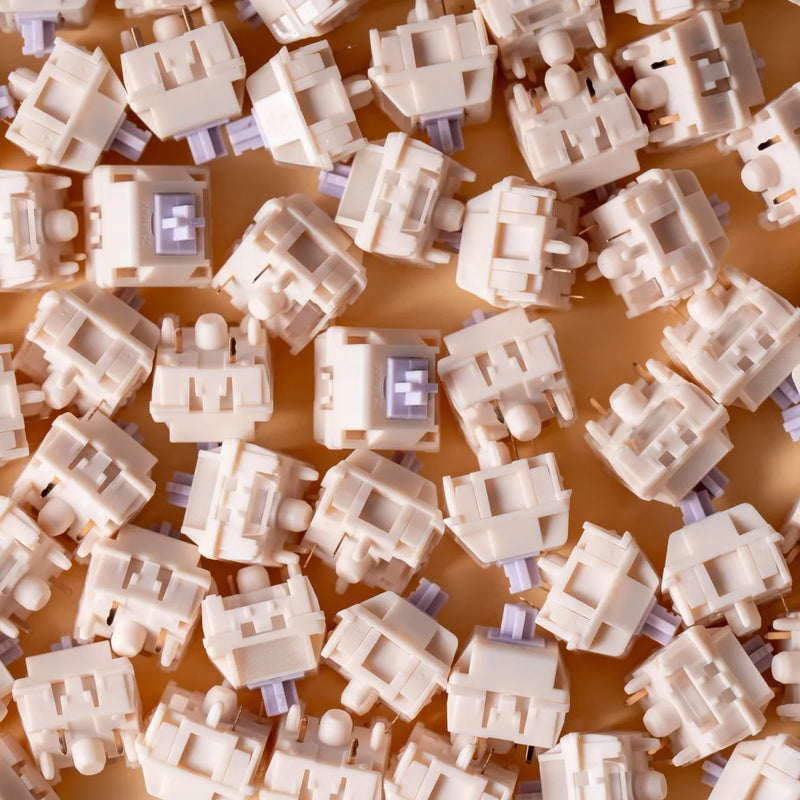 Taro Silent Linear Switches HMX 5-Pin HotSwap POM Stem for MX Mechanical Keyboards, Ultra-Quiet Gaming & Typing