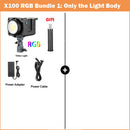 Sokani X100 100W RGB Bi-Color LED Videoleuchte APP-Steuerung Bowens Mount Beleuchtung für Fotografie Videoaufnahmen Outdoor-Drehs