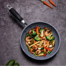 Frying 28/26/24/20cm Wok Non-stick Pan Skillet Cauldron Induction Cooker Pans Pancake Egg Gas Stove Home