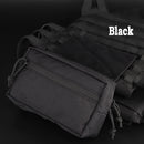 Tactical Vest Dangler Drop Pouch Mini Abdominal Dump Drop Pouch Fanny Pack for JPC CPC LBT D3CR MK3 MK4 Plate Carrier Storage