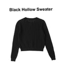 AP 2025 Autumn and Winter Women Hollow Sweater and Satin Sleeveless Dress Elegant Fashion Lady Clothing