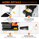 63CC Leaf Blower, 2.7kW Two-Stroke Engine, 6800rpm Speed, Efficient Yard Cleanup, Lightweight 19.7lbs, Long Reach Nozzle