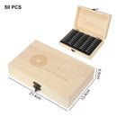 20/30/50/100PCS Adjustable Antioxidative Wooden Commemorative Coin Collection Case with Adjustment Pad Coins Storage Box