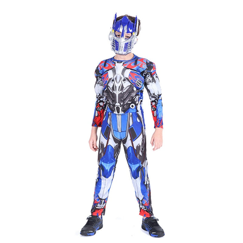 Marvel Superhero Spider Man Captain America Iron Man Thor Hulk Cosplay Costume Muscle Bodysuit Jumpsuit for Kids Halloween Party