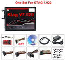 EU Version ECU Programming Tuning Tool For Kess V2 V5.017 OBD2 V7.020 For KTAG Firmware Car Trucks Master BDM Software Red PCB