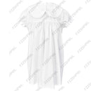 Solid color lace dress with bow decoration sweet casual Y2K top sexy street rock aesthetic retro punk Harajuku hop women's dress