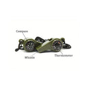3 in 1 Emergency Survival Whistle Compass Thermometer Referee Cheerleading Whistle Camping Hiking Outdoor Multifunction Whistle