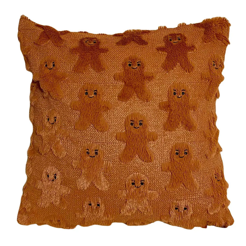 Christmas Tree Pillow Covers 45x45cm Soft Plush Pillowcase Couch Cushion Case for Couch Sofa Holiday Festivals Winter Home Decor