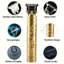 2024 New Vintage T9 Hair Cutting Machine Men's Electric Shaver Rechargeable Hair Trimmer Beard Shaver Barber Hair Clipper