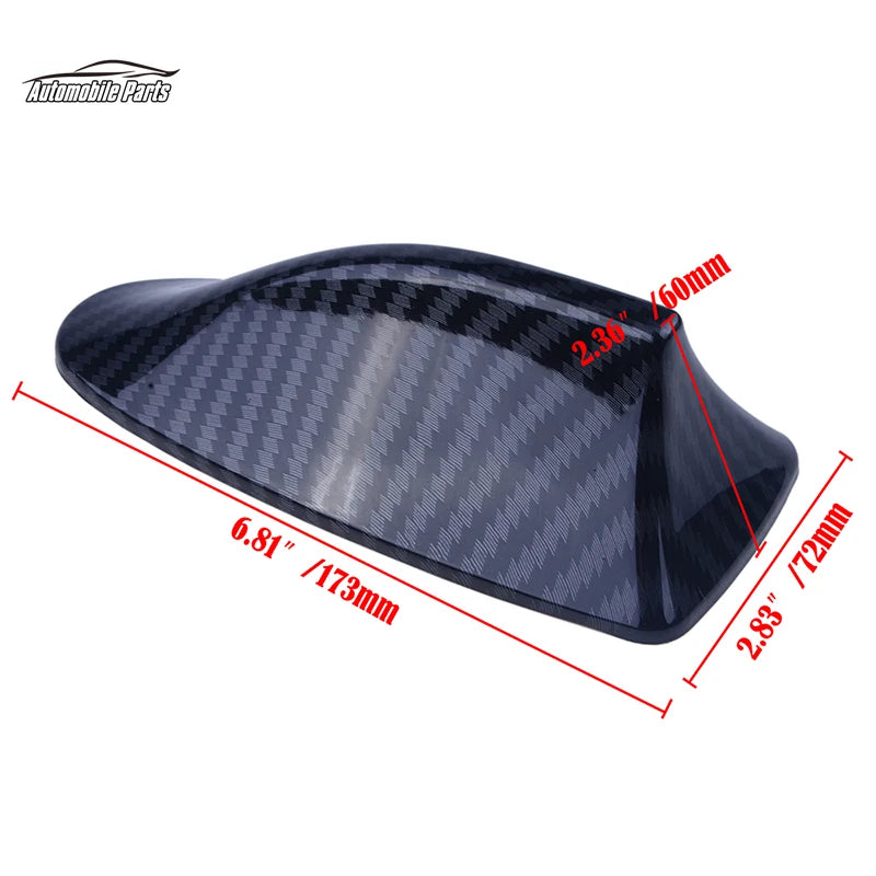 Car Shark Fin Decoration Antenna Is Suitable for Car General Car Accessories Carbon Fiber Exterior Decoration