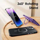Magnetic 360° Ring Holder Phone Case For iPhone 15 14 13 12 11 Pro Max 14 15 Plus For MagSafe Wireless Charging Shockproof Cover