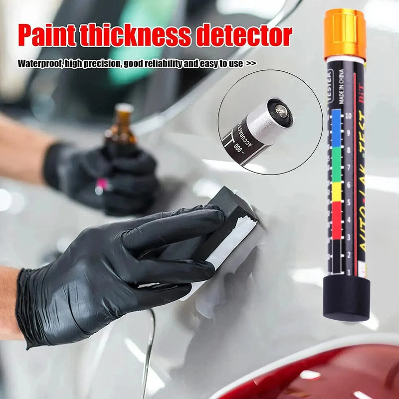 Car Paint Test Thickness Detection Pen with Magnetic Tip Scale Tester Meter Gauge Auto Paint Crash Check Test Paint Tester