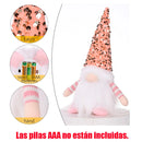 2024 Christmas Doll Elf Gnome with Led Light Christmas Decorations for Home Xmas Navidad New Year 2024 Children's Gifts