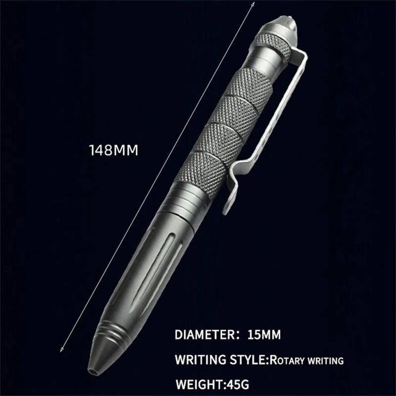 Multi Functional Tactical Pen High Quality Steel Anti Skid Portable Self Defense Pen Aluminum Glass Breaker Survival Tool