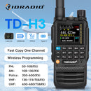 TIDRADIO H3 Walkie Talkie Two Way Radio Phone APP Wireless Programming Dual PTT Air Band Long Range Radio USB-C Programming