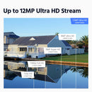 ANNKE 4K 32 Channel PoE NVR Recorder with 16 PoE Ports, 12MP Video Resolution H.265+ Motion Detection, Remote Access 8MP NVR