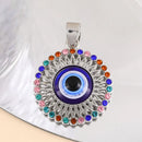 New Crystal Blue Evil Eye Charms Amulet Pendants For Jewelry Making Accessories DIY Designer Bohemia Style Necklaces Supplies