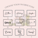 Personalize Bridesmaid Gifts Box Empty Party Proposal Wedding Card Custom Name Stickers Labels Box for Mother Birthday Idea Logo