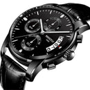 NIBOSI Watch Men Top Brand Luxury Blue Male Date Quartz Mens Watches Waterproof Sport Watch Clock Wristwatch Relogio Masculino