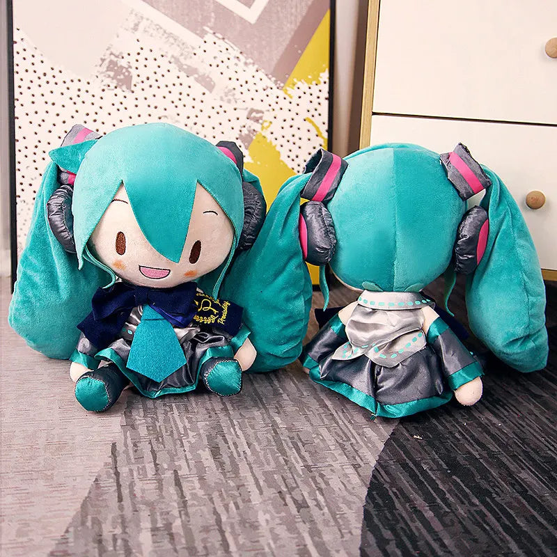 Miku Figure 32Cm Japan Anime Hatsune Miku Plush Puppet Baby Kawaii Doll Toys Girl Birthday Party Christmas Decoration Ornaments