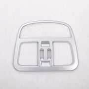 For Maserati Levante 2016-2023 ABS Chrome/Carbon Fiber Rear Air Conditioning Outlet Vent Frame Cover Trim Accessories