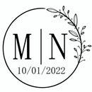 96 Pcs Personalized Round Circle Label Stickers Custom Name Date Thank You Stickers for Bridal Shower Party Favors