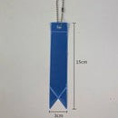 5pcs/bag Reflective Glow Pendant for Kids PVC Fluorescent Ribbon Pendant Keychain Warning Safety In Night for Student Adult