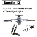 Motorcycle License Plate Holder and LED Turn Signal Light For Yamaha MT07 MT10 For Kawasaki Z750 Z800 For BMW R1200  Accessories