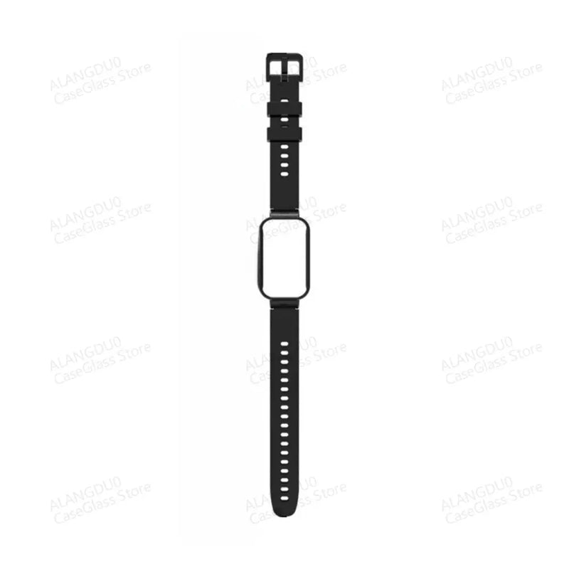 Silicone Case Strap For Redmi Band 2 SmartWatch Wristband Strap Replacement Sport Bracelect On Xiaomi Mi Band 8 Active Accessory