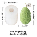 Easter Embossed Silicone Mould Easter Egg Candle Molds Diy Aromatherapy Plaster Graffiti Eggs Candle Making Kit Diy Craft Tools