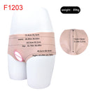 FAAK Silicone Briefs Fake Vaginal Realistic Panty Underwear Hiding Gaff Hip Enhancer for Cosplay Transgender Crossdressers Women
