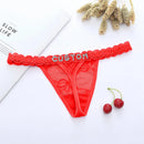 Custom Thong Panties with Name DIY Letter Waist Chain Body Jewelry Women Sexy Lace Bikini G-String Girl Christmas Cheeky Gift