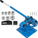 SucceBuy Pipe Bender YP-9 Manual Bench Steel Tube Bending with 7Dies 1-3in Multifonction Compact Flat Bar Rod Brake Bends Tool