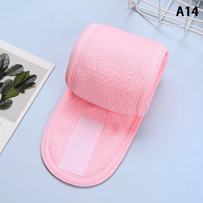 Head Bands Adjustable Wide Hairband Makeup Wash Face Cosmetic Headband For Women Ladies Make Up Accessories