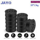 JAYO 3D Filament Printer PLA PLUS/PLA /PETG/PLA+2.0/ABS/TPU 1.75mm 10Rolls for FDM 100%No bubbel 3D Printer Materials DIY Gift