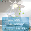 Silent Ceiling Fan with LED Light Remote Control Electric Cordless Fan Universal Dimming Fan for Dining Room Bedroom Living Room