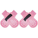 4Pcs/set Anti Slip Dog Socks with Straps Traction Control for Indoor on Hardwood Floor Wear Pet Paw Protector for Small Dogs Pet