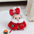 For Labubu 4.0 Pin for Love Clothes Christmas cloak cape with bow hairpin hooded Scarf For Labubu doll outfit Accessories