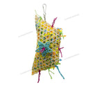Bird Shredding Toys Wooden Blocks Colorful Parrot Chewing Foraging Hanging Toy for Parakeets Love Birds Budgies