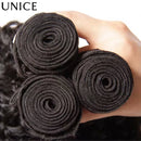 UNice Hair Lockenbündel, unbehandelt, Naturfarbe, Güteklasse 10A, 100 % Echthaar, 1/3/4 Stück im Angebot