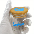 Glass Storage Jars with Airtight Bamboo Lid for Serving Tea, Coffee, Spice, Candy, Cookie Food Storage Containers