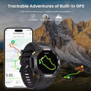 Military Smart Watch T-Rex 3 Bulit-in GPS Compass Altimeter Barometric 10ATM IP69K Waterproof AMOLED Bluetooth Call Smart watch