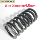 2Pcs 4.0mm Spring Steel Return Compression Spring, OD: 25mm-60mm, Length: 20mm-100mm, Industrial Machinery Spare, Customizable