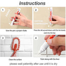Haile 12Color Waterproof White Grout Tile Lines Marker Pens Gaps Repair Bathroom Porcelain Filling Grout Paint and Sealer Pen