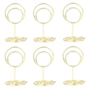 24/1PCS Metal Place Card Holders Photo Clip Stands Wedding Table Number Name Sign Stand Birthday Party Home Decoration Supplies